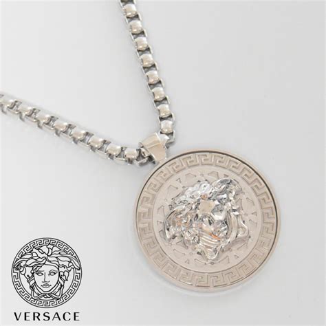 versace ネックレス シルバー|ヴェルサーチェ ネックレス シルバー .